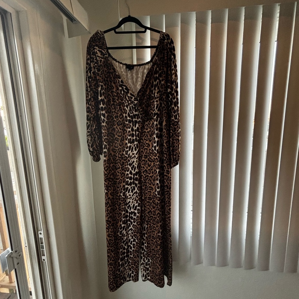 Leopard Print Jumpsuit